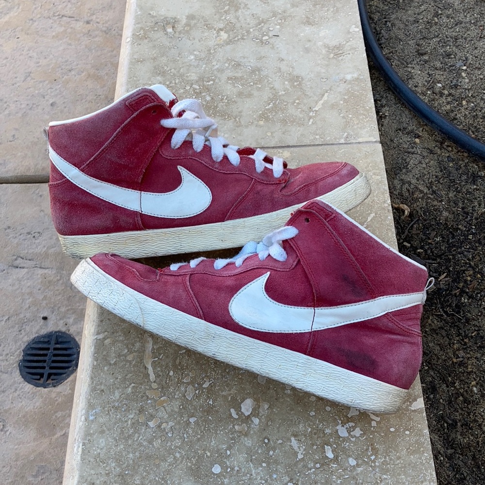 Nike dunk high Ac red suede